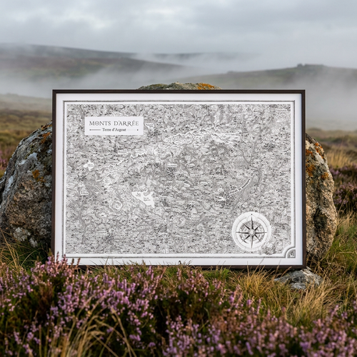 Carte Monts d'Arrée Terre d'Argoat
